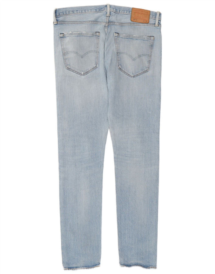 Levi's Herren Skinny Jeans W36 L32 Blaue Baumwolle