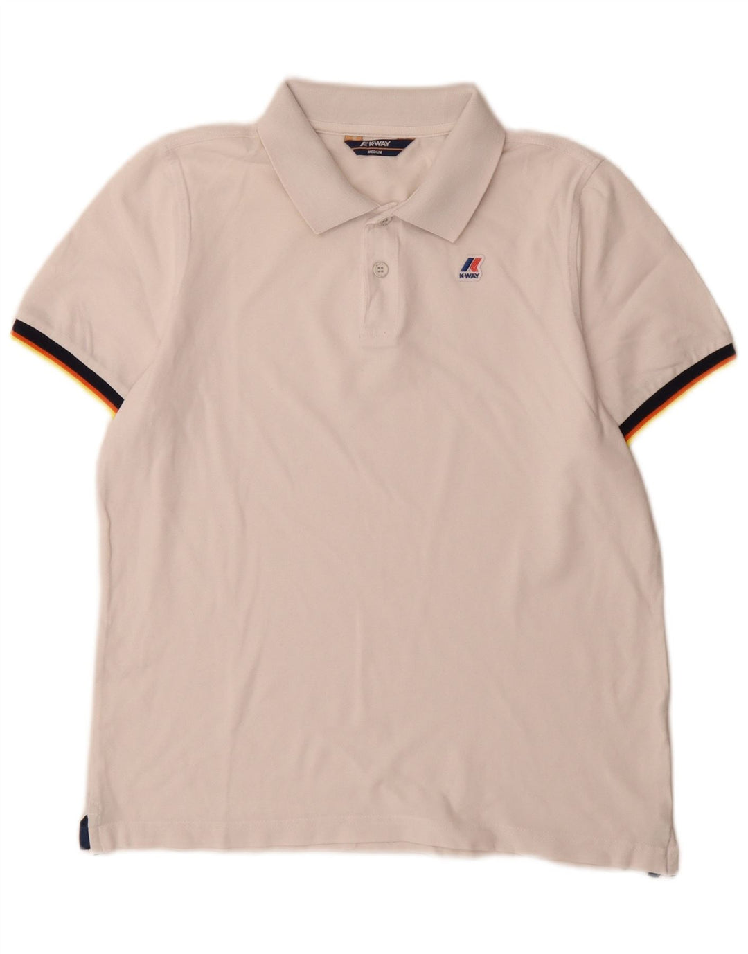 K-Way Herren Poloshirt Mittelweiß
