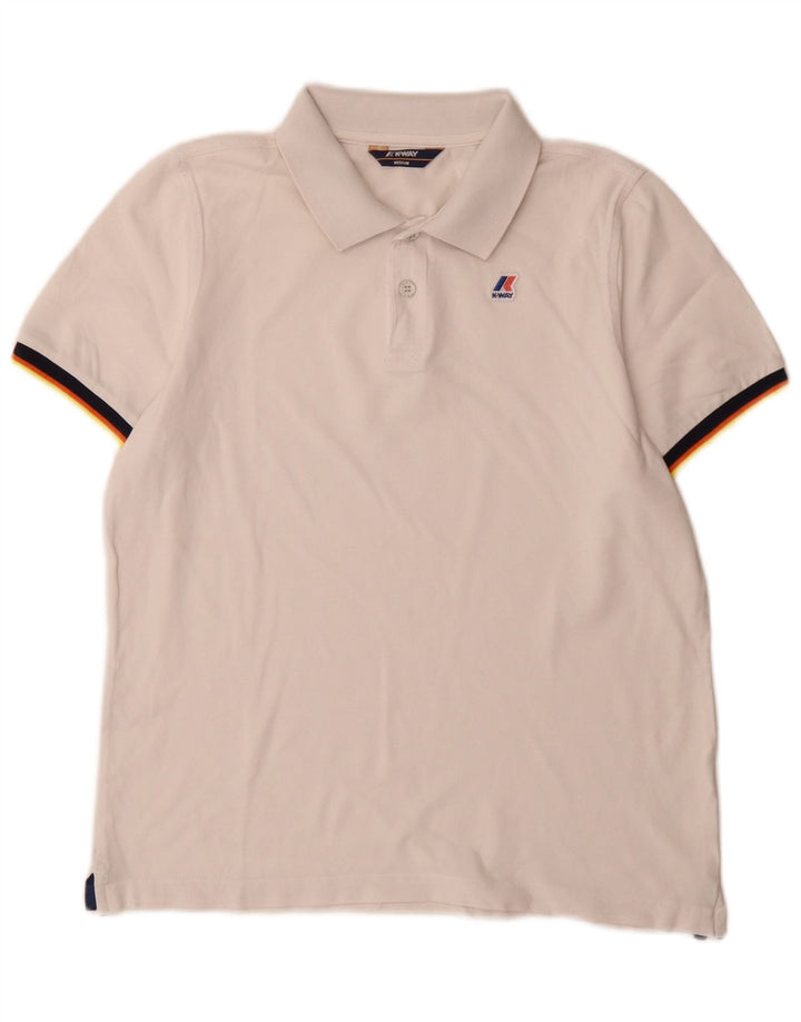 K-Way Herren Poloshirt Mittelweiß