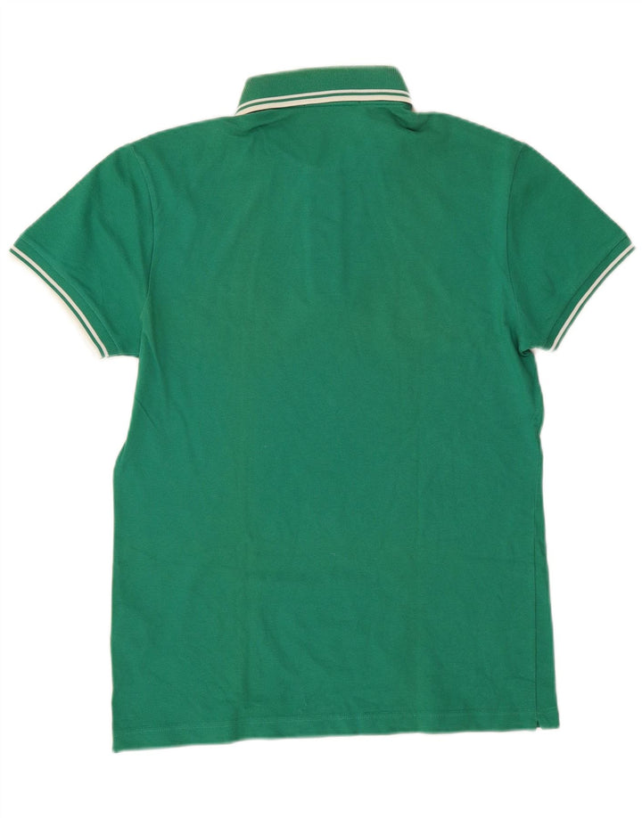 Leichtes und dehnbares Herren-Poloshirt von Fred Perry, Größe S, grüne Baumwolle