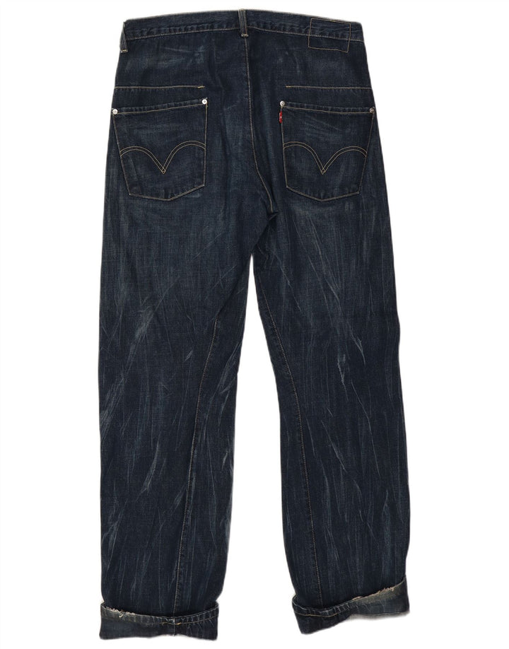 Levi's Herren Straight Jeans W36 L32 Marineblau