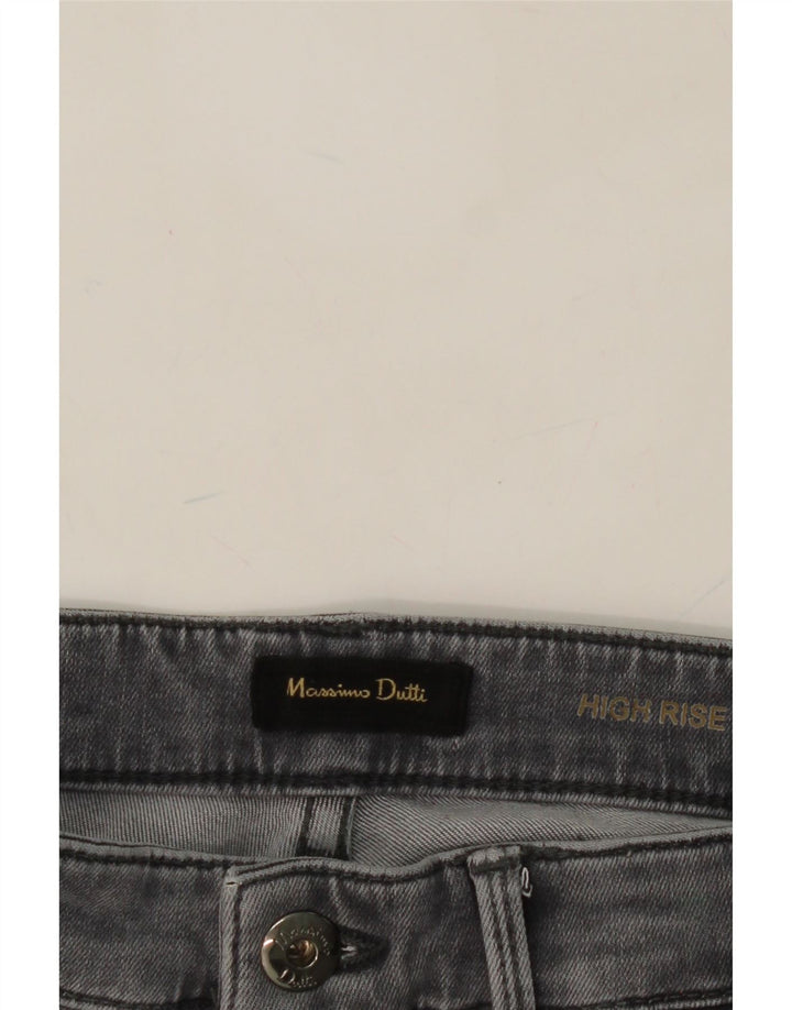 MASSIMO DUTTI Womens High Rise Skinny Jeans EU 40 Medium W30 L27 Grey Vintage Massimo Dutti and Second-Hand Massimo Dutti from Messina Hembry 