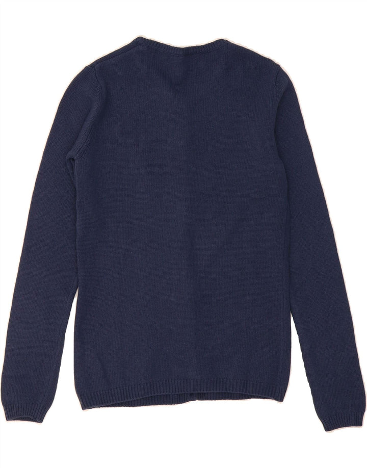 BENETTON Womens Cardigan Sweater UK 10 Small Navy Blue Vintage Benetton and Second-Hand Benetton from Messina Hembry 