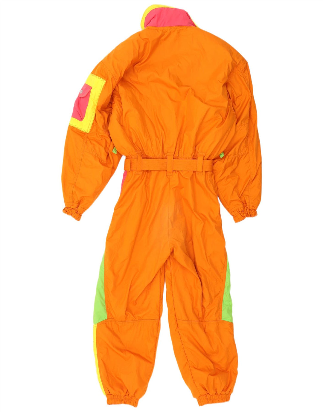 Ellesse Damen-Overall-Skioverall IT 40 Small Orange Colourblock