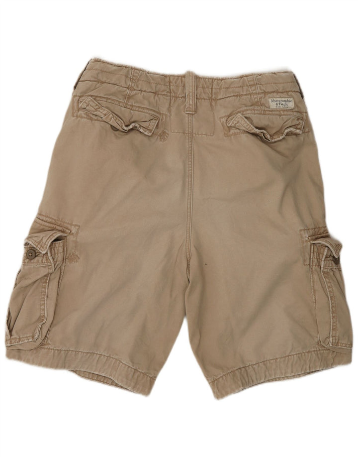 Abercrombie & Fitch Herren Cargoshorts W32 Mittelbeige Baumwolle