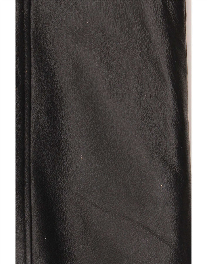TCM Damen Ledermantel UK 12 Mittelschwarzes Leder