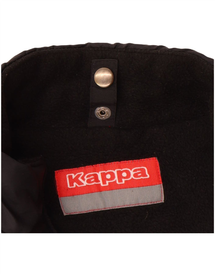 Kappa Herren Wattierte Jacke UK 40 Large Schwarz Polyamid