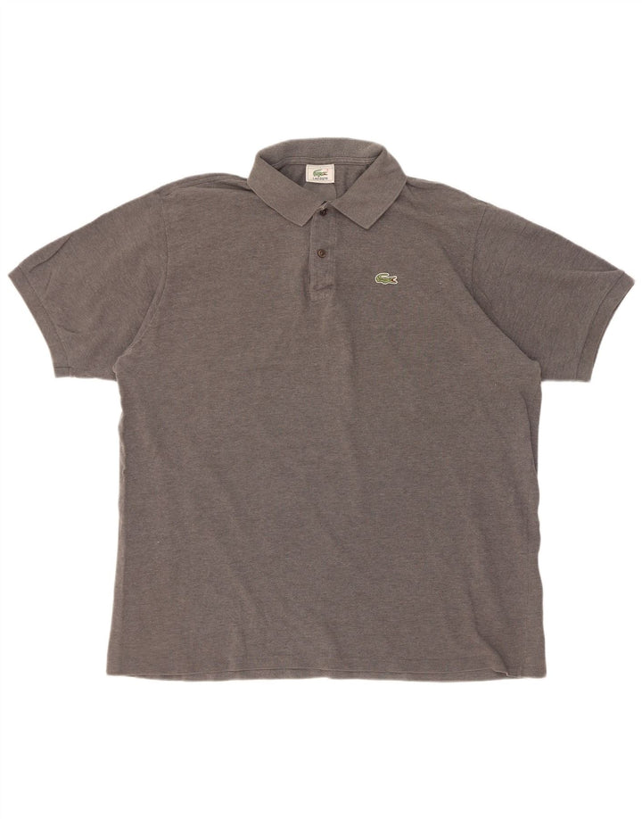 Lacoste Herren Poloshirt Größe 7 2XL Grau