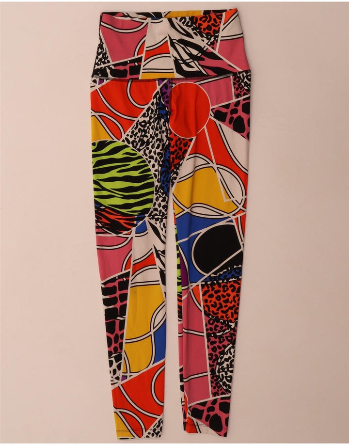 Adidas Damen Aeroready Leggings UK 8/10 Small Mehrfarbig