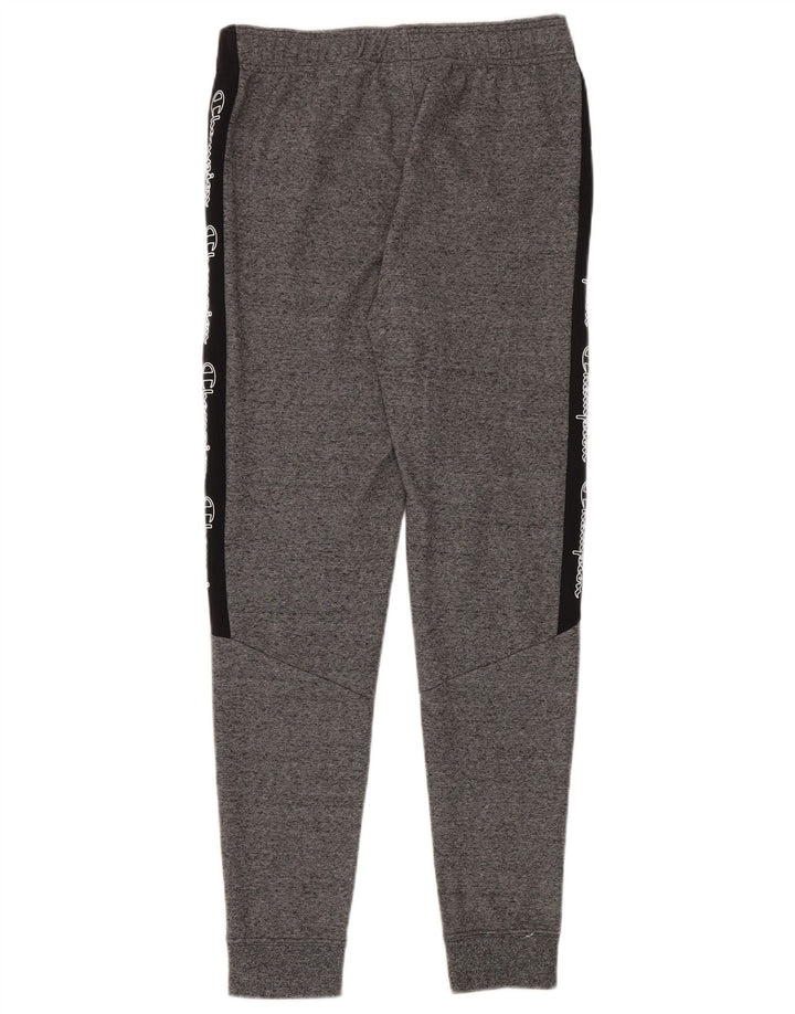 Champion Herren-Trainingsanzughose mit Grafik, Größe S, Grau, Farbblock