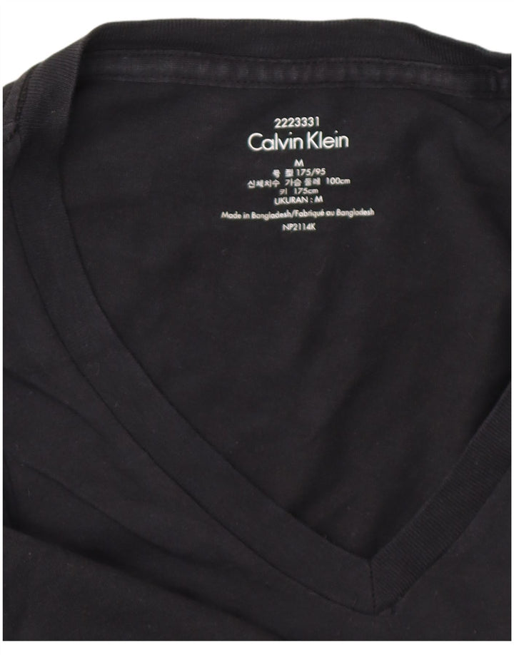 CALVIN KLEIN Herren T-Shirt Top Medium Schwarz