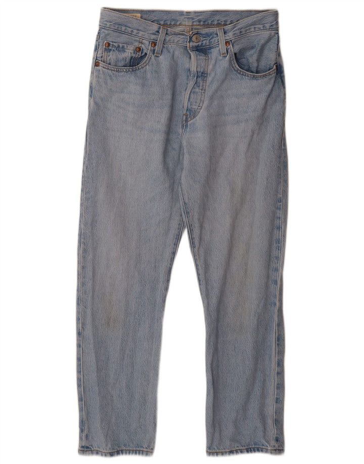 LEVI'S Herren 501 Straight Jeans W28 L26 Blaue Baumwolle