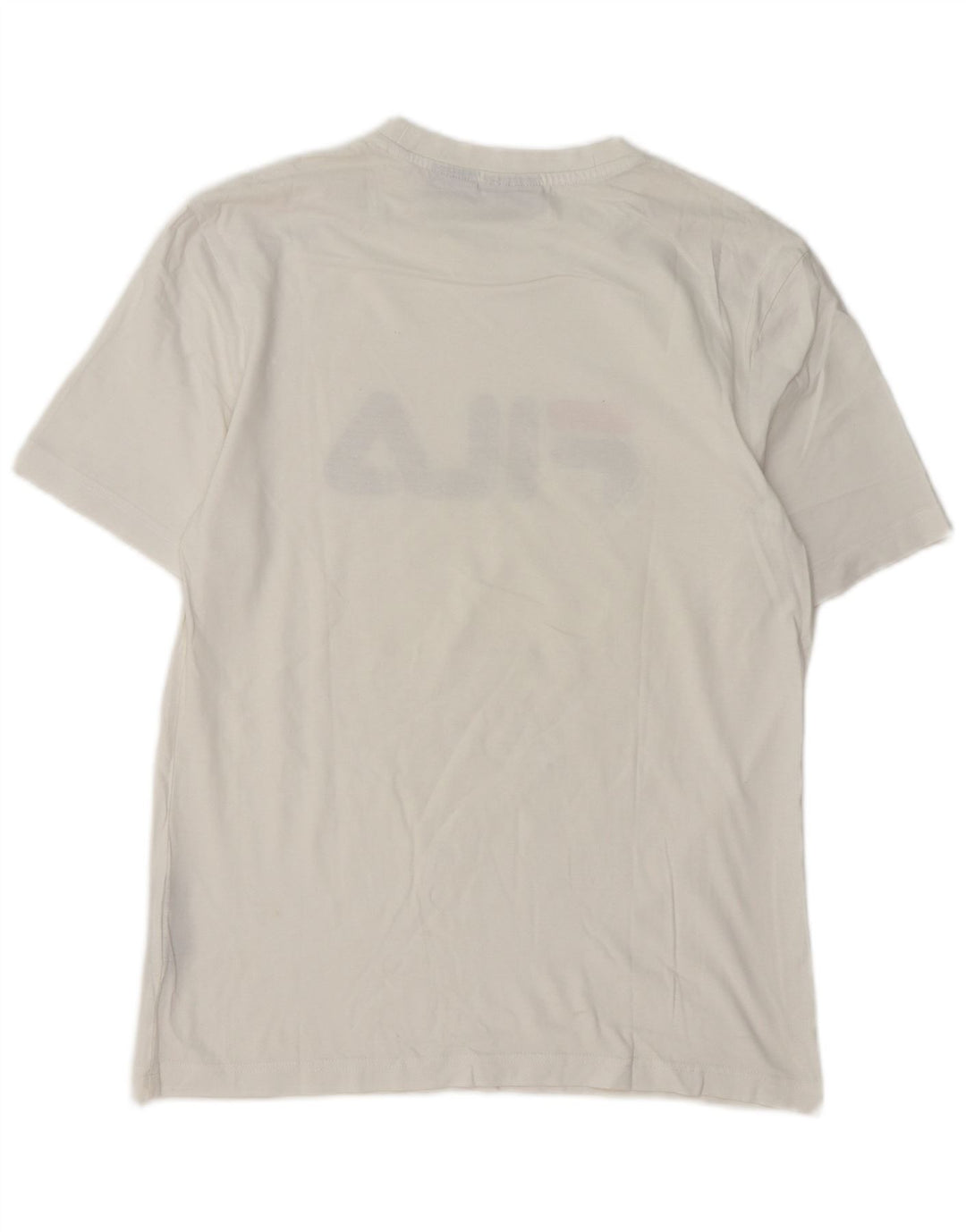 Fila Herren-T-Shirt mit Grafik, Größe S, weiße Baumwolle