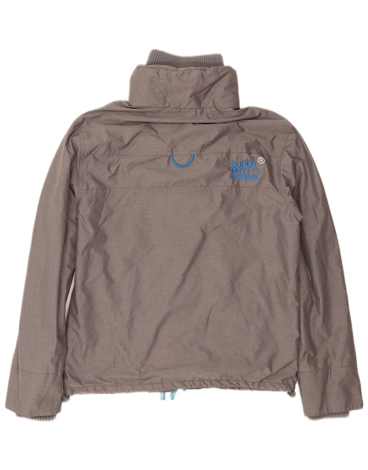 Superdry Herren Windcheater Sherpa Windjacke UK 38 Mittelgraues Nylon