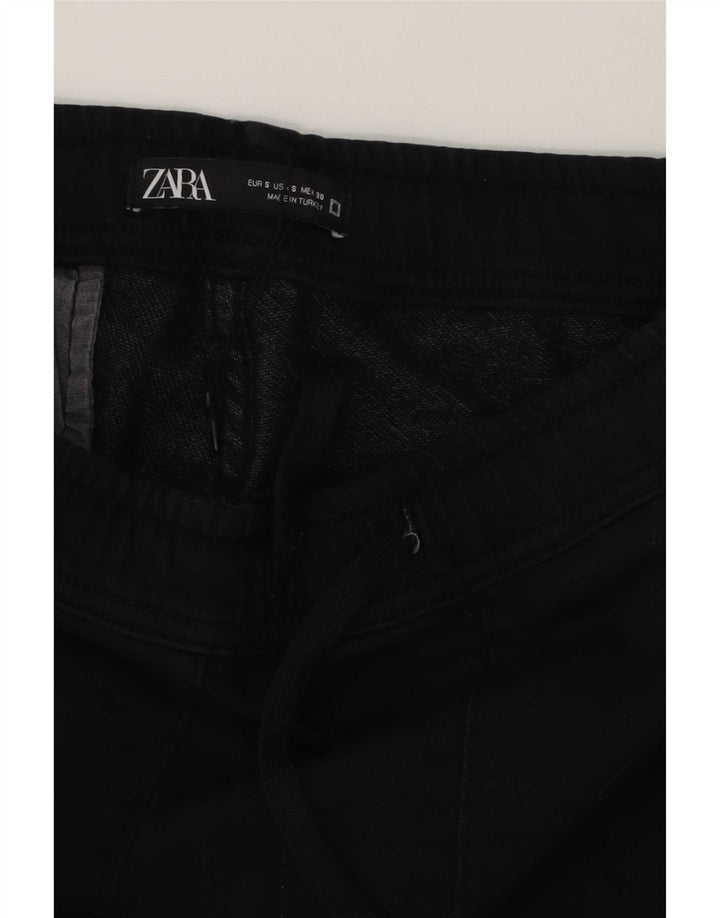 Zara Herren-Cargohose, Größe S, W30, L28, Schwarz