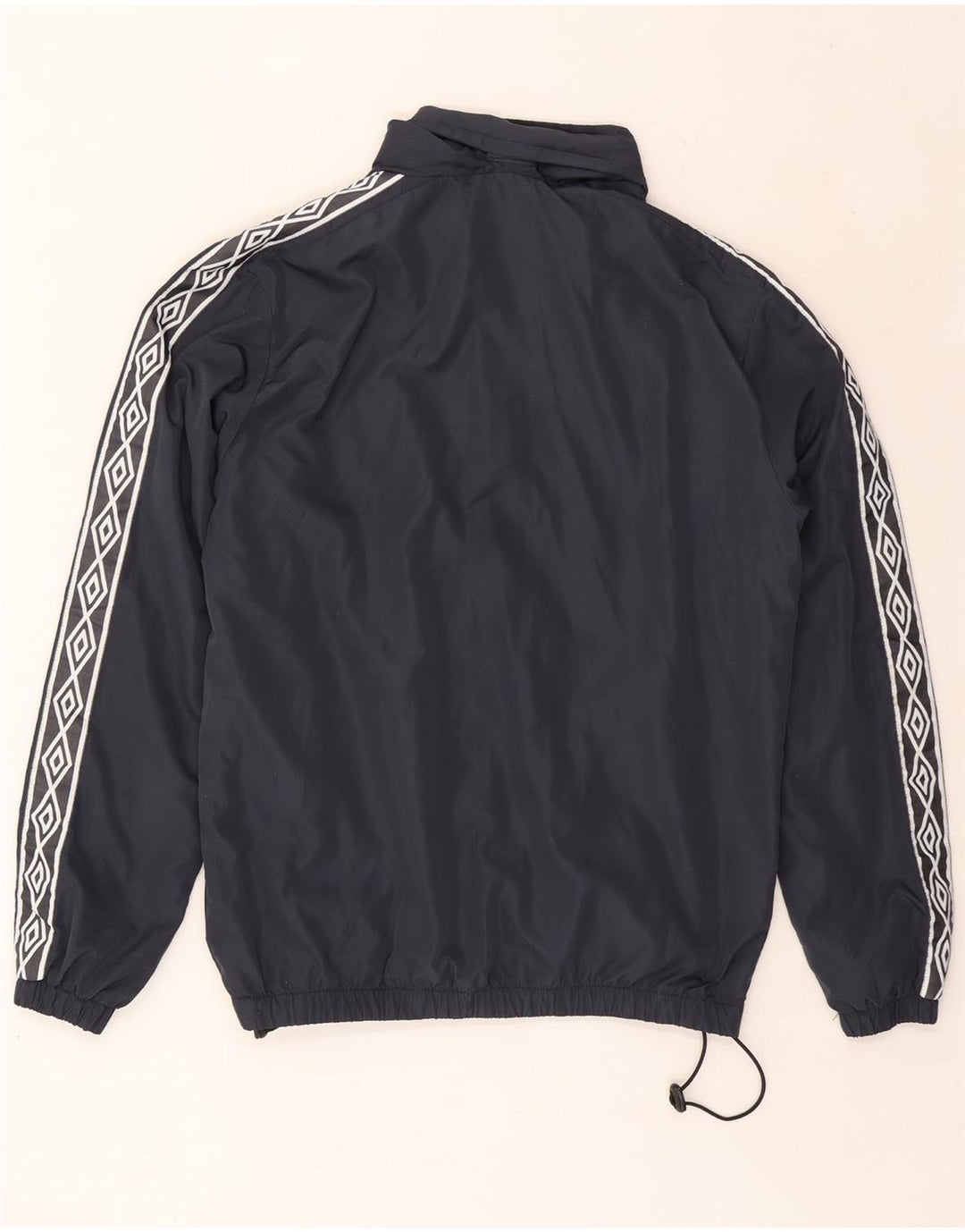 UMBRO Herren-Trainingsanzug mit Kapuze, Grafik, Oberteil, Jacke, Größe S, Marineblau, Polyester