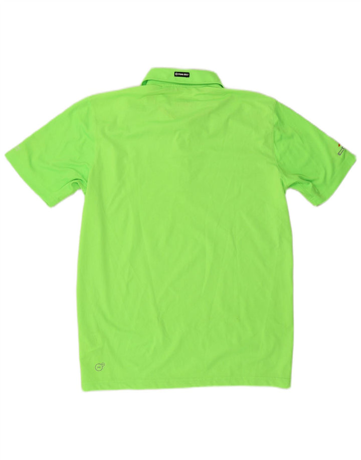 PUMA Herren Poloshirt Mittelgrünes Polyester