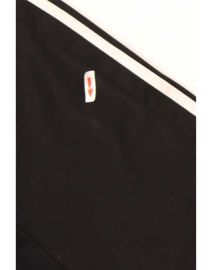 Adidas Damen Trainingshose UK 8/10 Small Schwarz Polyester