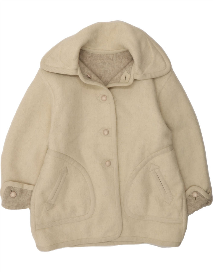 VINTAGE Womens Reversible Overcoat UK 20 2XL Grey Vintage Vintage and Second-Hand Vintage from Messina Hembry 