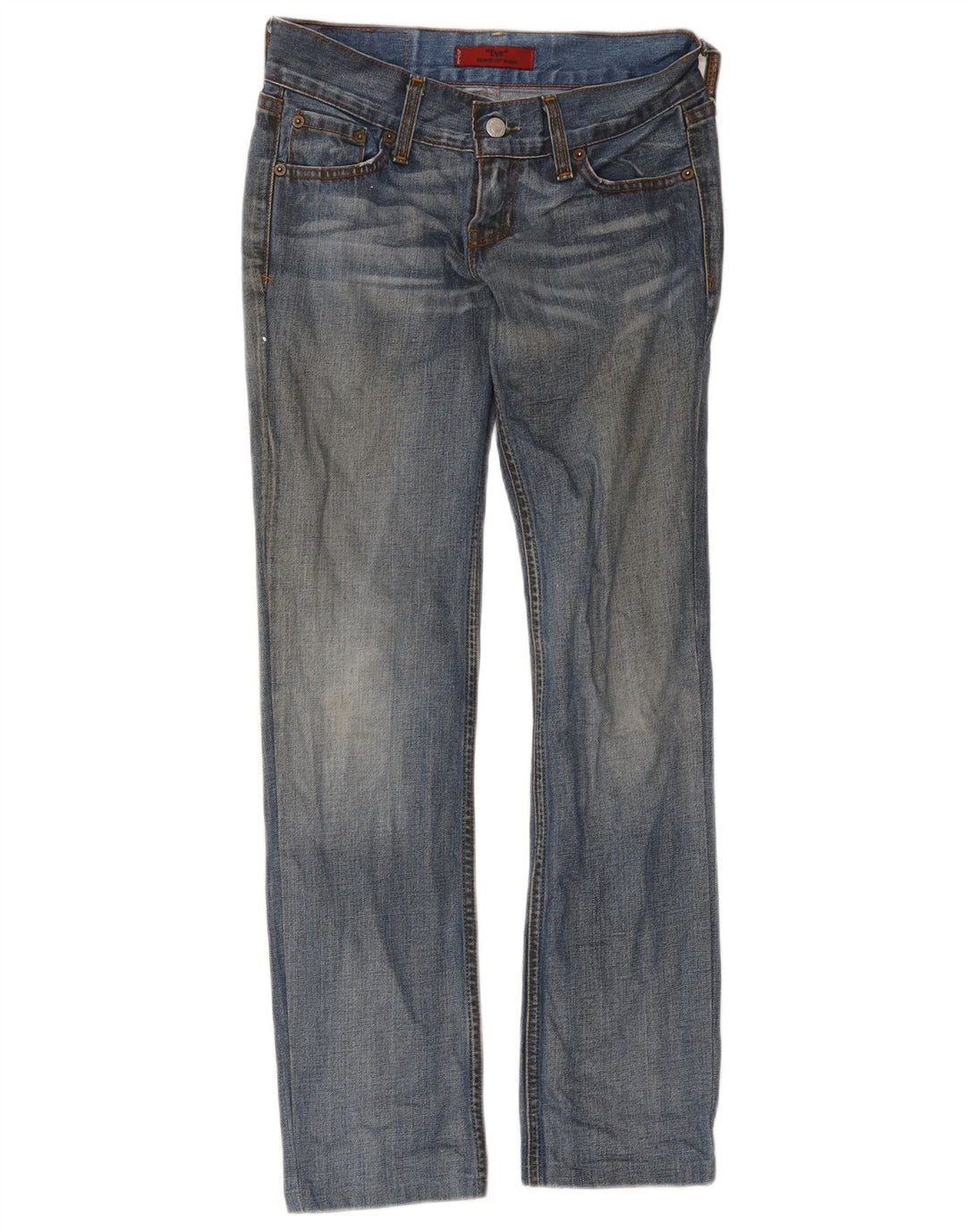 Levi's Herren 557 Straight Jeans W26 L28 Blaue Baumwolle