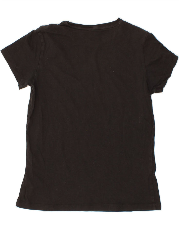 PUMA Womens Graphic T-Shirt Top UK 10 Small Black Vintage Puma and Second-Hand Puma from Messina Hembry 