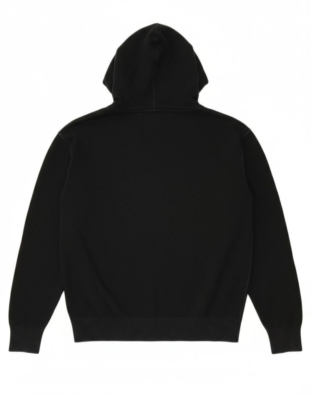 GAS Mens Hoodie Jumper Small Black Cotton