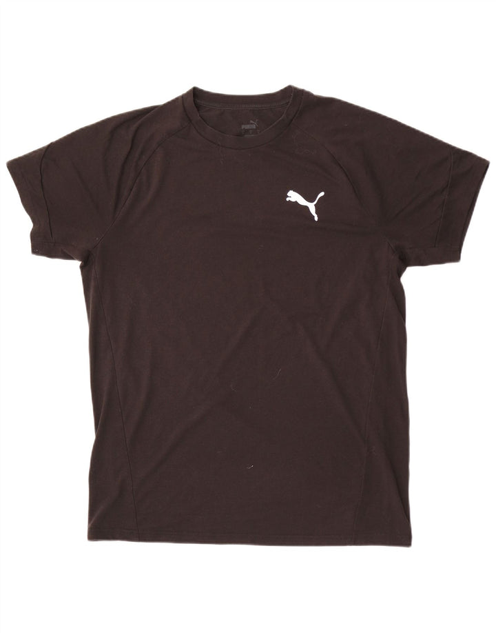 Puma Herren T-Shirt Top Large Schwarz Polyester