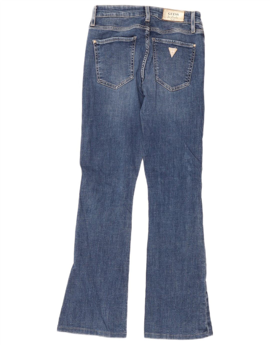 Guess Bootcut-Jeans mit hohem Bund für Damen, W28, L28, blaue Baumwolle