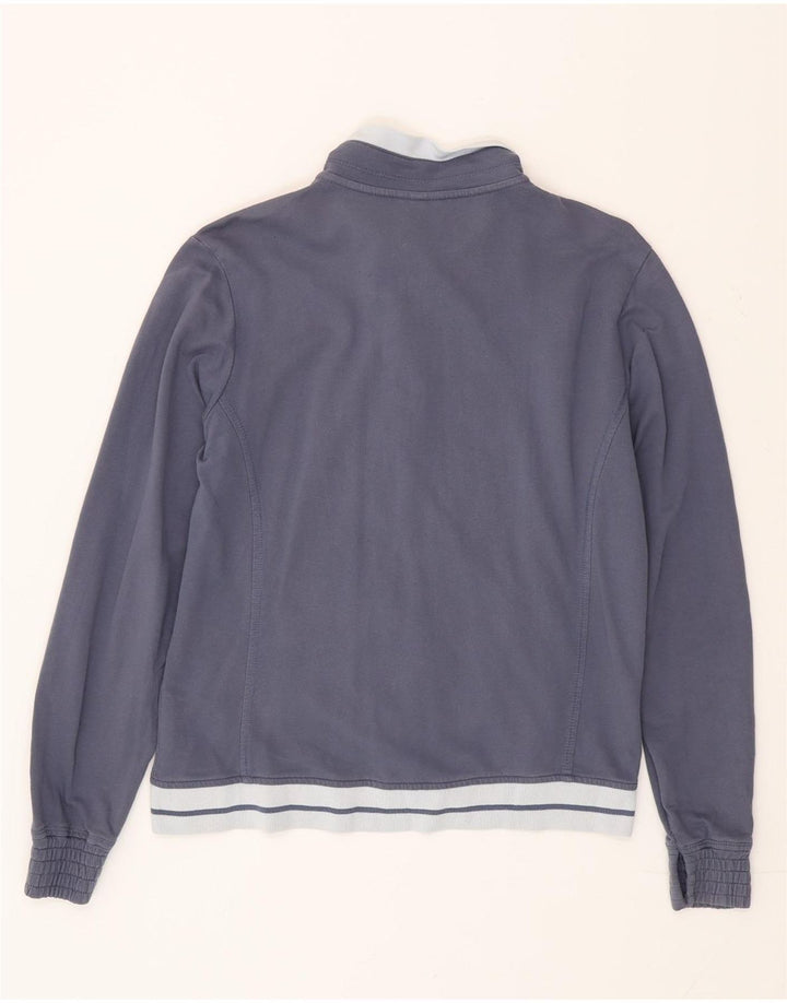 Champion Damen-Trainingsanzug-Top-Jacke, UK 14, mittleres Marineblau, Farbblock