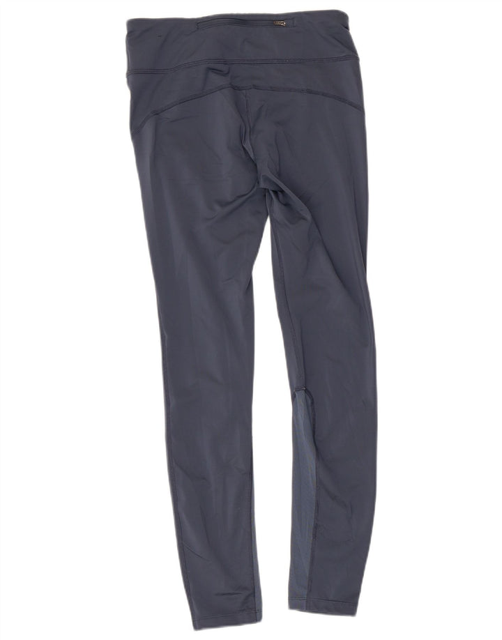 NIKE Damen Dri Fit Leggings UK 10 Small Marineblau Polyester