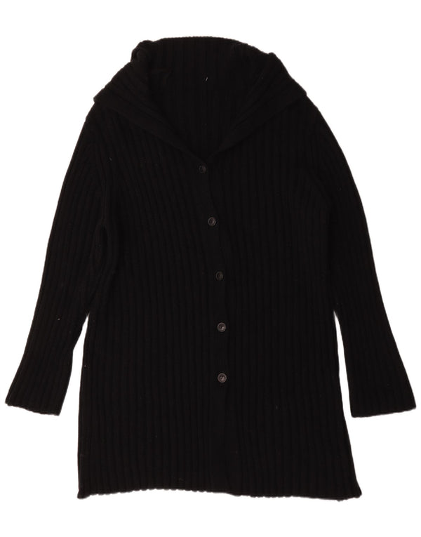 Marks & Spencer Damen Longline Cardigan Pullover UK 22 3XL Schwarz Acryl