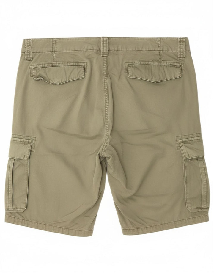 Champion Herren Cargoshorts IT 54 2XL W38 Khaki Baumwolle