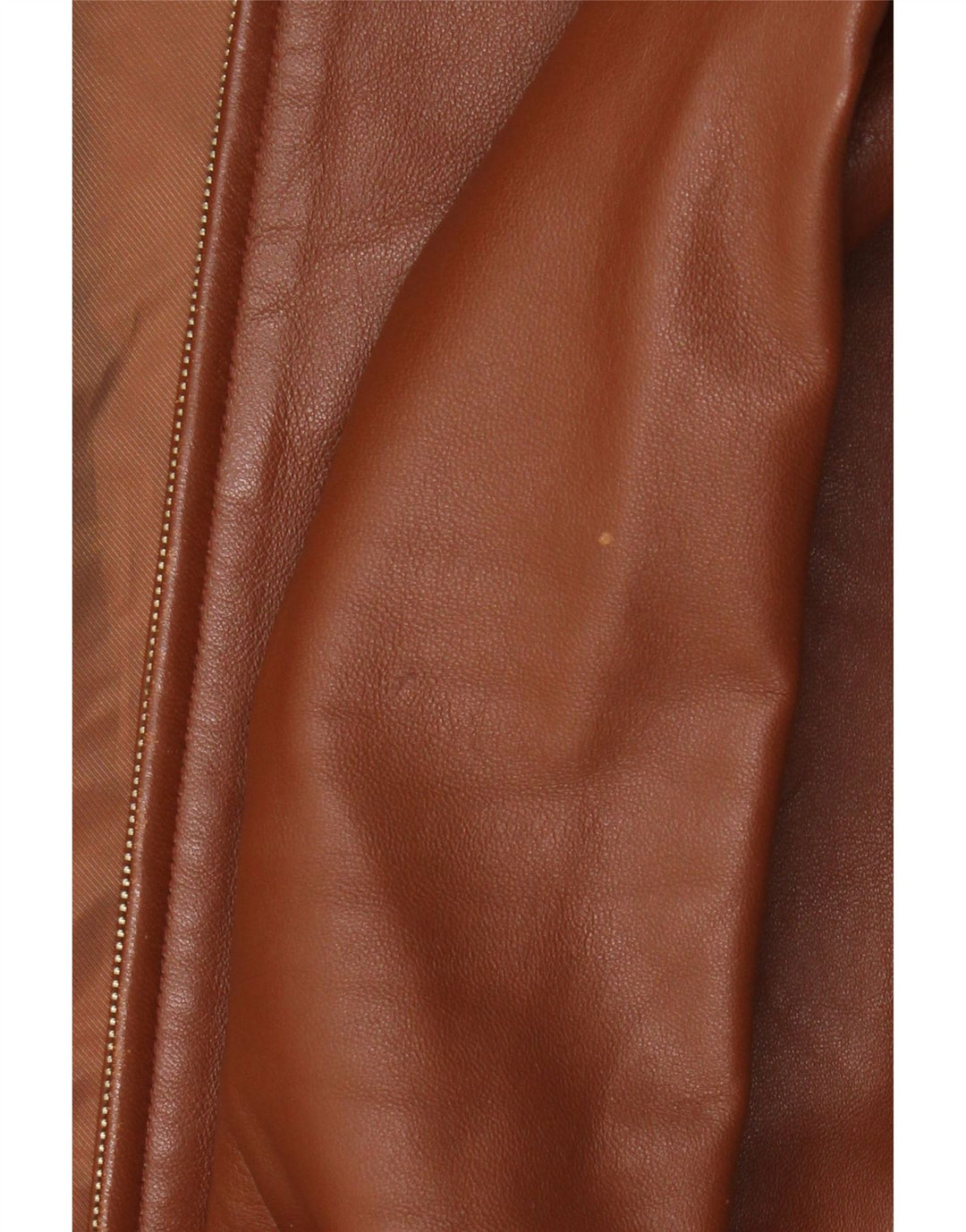 Vintage Damen Lederjacke UK 12 Mittelbraun