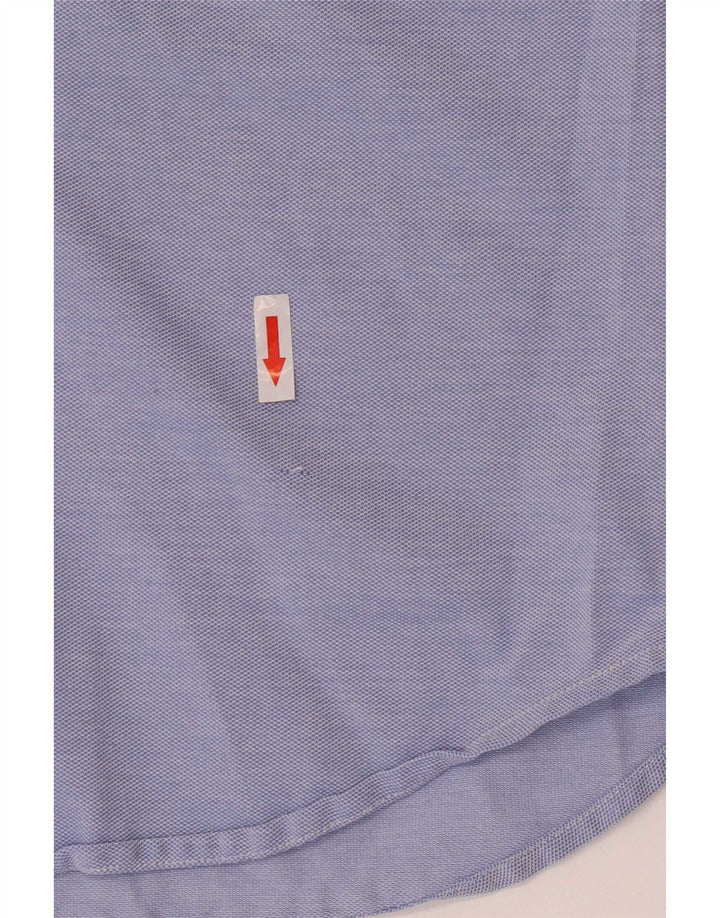 Ralph Lauren Herren-Hemd, klein, aus blauer Baumwolle
