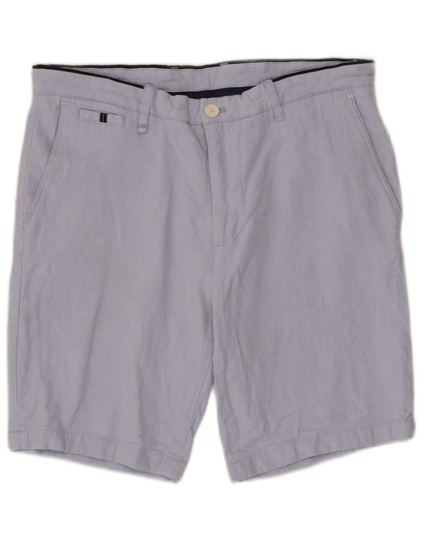 Zara Herren Chinoshorts EU 44 Large W34 Blaue Baumwolle