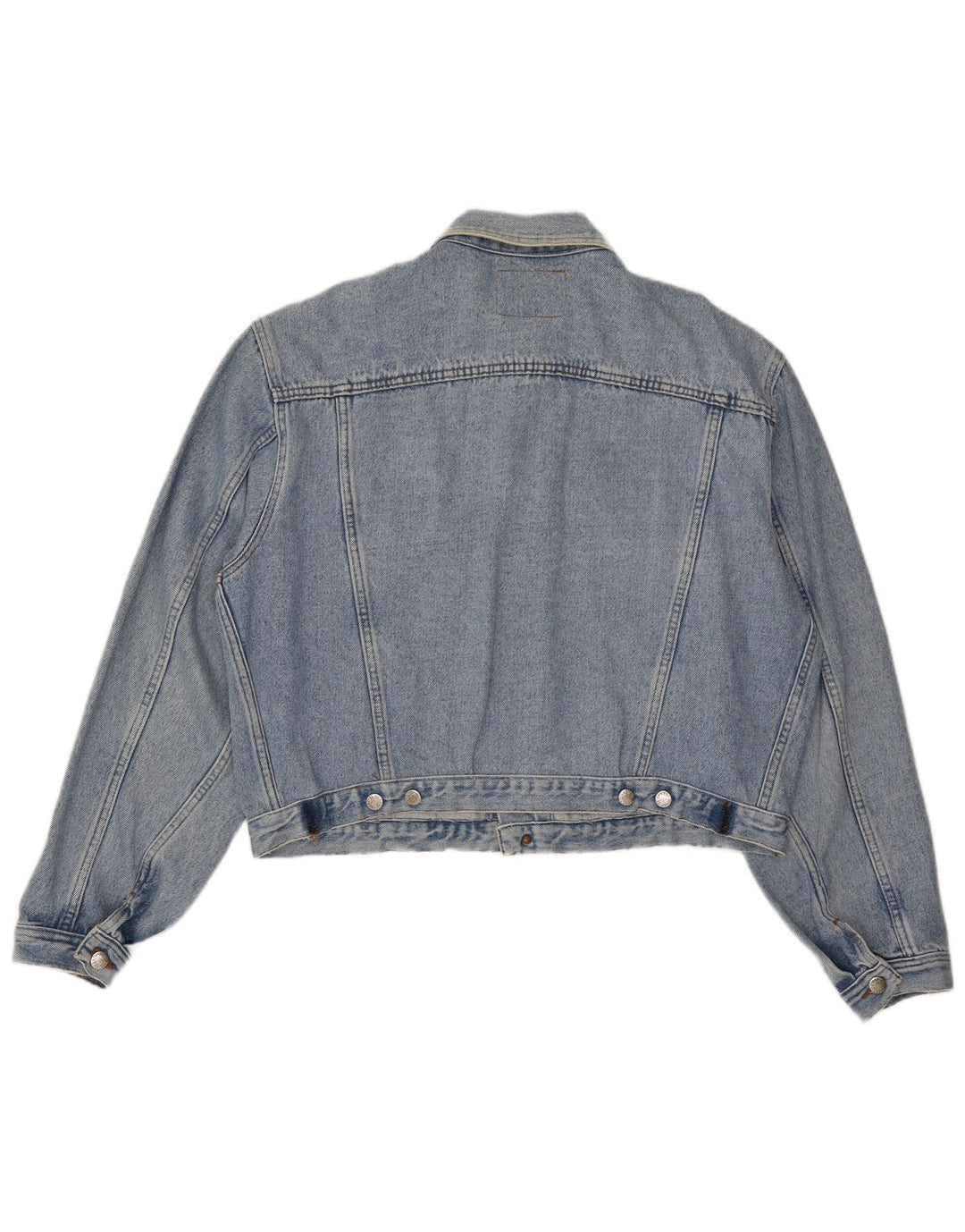El Charro Damen Übergroße Jeansjacke UK 18 XL Blaue Baumwolle