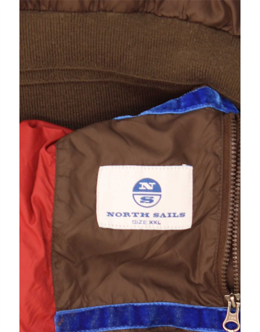 North Sails Herren Wattierte Jacke UK 44 2XL Braun Polyamid
