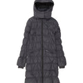 GAS Womens Hooded Padded Coat UK 10 Small Grey Polyamide Vintage Gas and Second-Hand Gas from Messina Hembry 