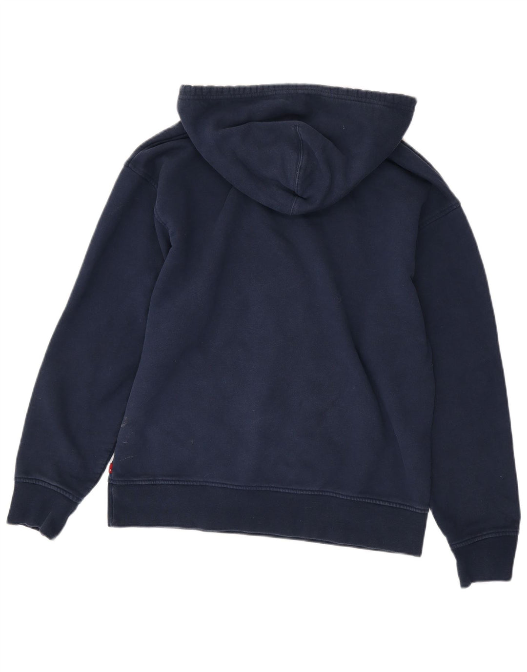 Levi's Herren-Pullover mit entspanntem grafischem Kapuzenpullover, mittelmarineblaue Baumwolle