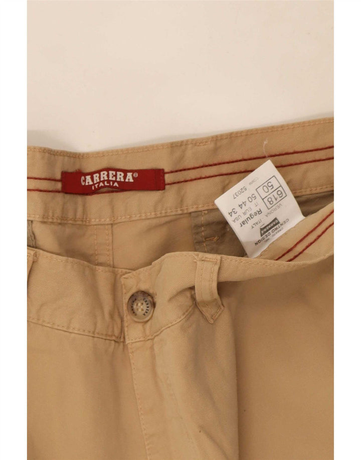 Carrera Herren 618 Cargoshorts W34 Large Beige Baumwolle