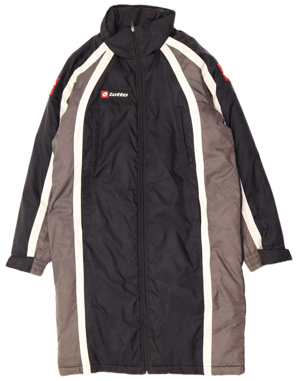 Lotto Herrenmantel UK 36 Small Black Colourblock Nylon Sports