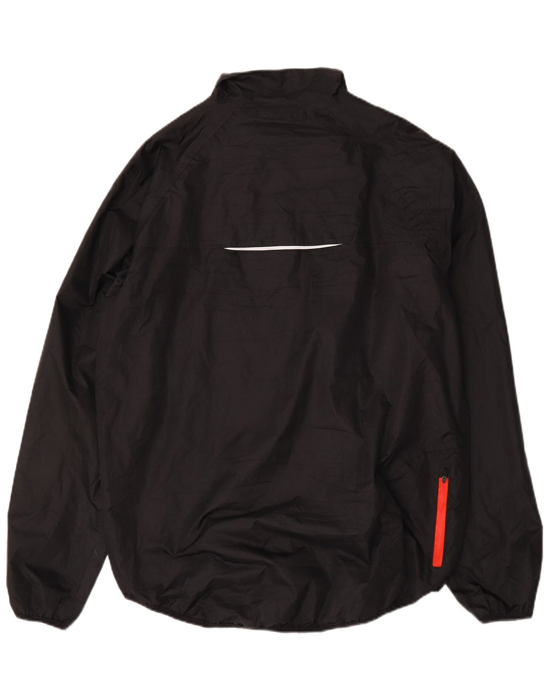 Crivit Herren-Regenjacke UK 46/48 XL, schwarzes geometrisches Polyester