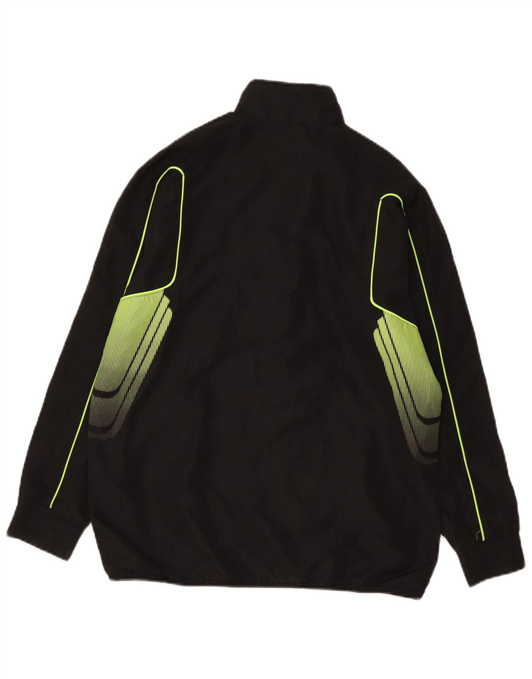 Adidas Jungen Grafik-Trainingsanzug-Top-Jacke, 13–14 Jahre, groß, schwarzes Polyester
