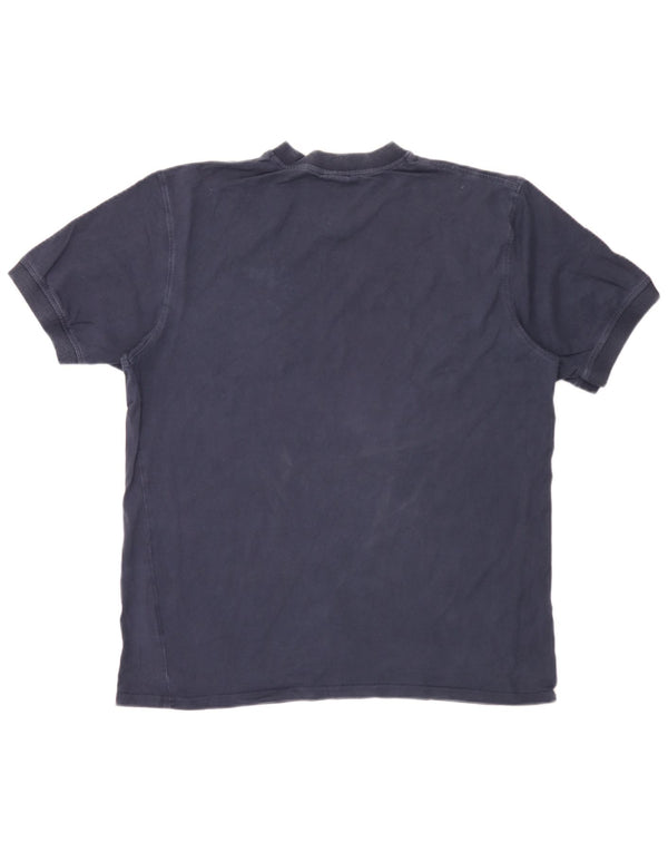 Nike Herren T-Shirt Top UK 45/47 XL Marineblau Baumwolle