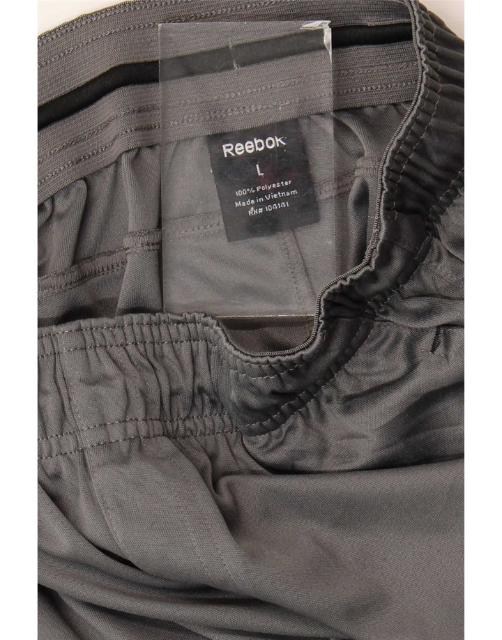 Reebok Damen Trainingshose UK 14 Large Grau Polyester