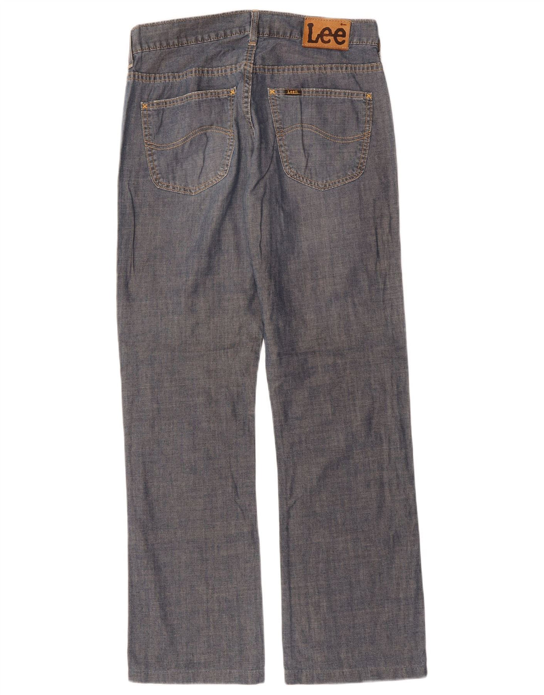 LEE Mens Denver Bootcut Jeans 33 L31 Blue Cotton