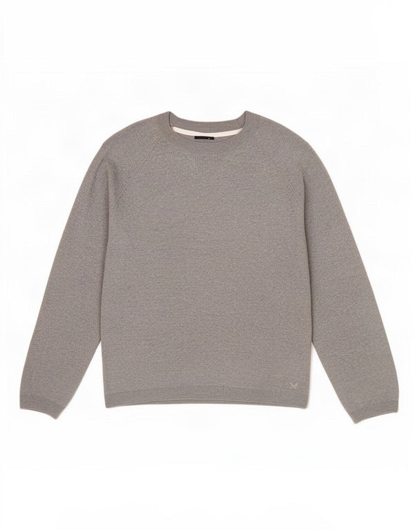 Crew Clothing Damen-Pullover, lockere Passform, U-Boot-Ausschnitt, Gr. 18, XL, Grau