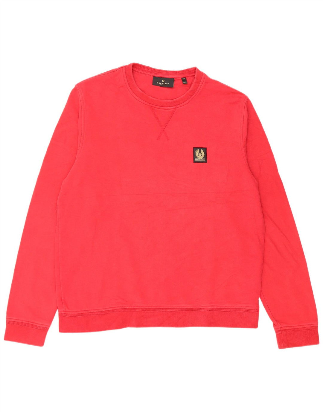 Belstaff Herren Sweatshirt Pullover 2XL Rot Baumwolle