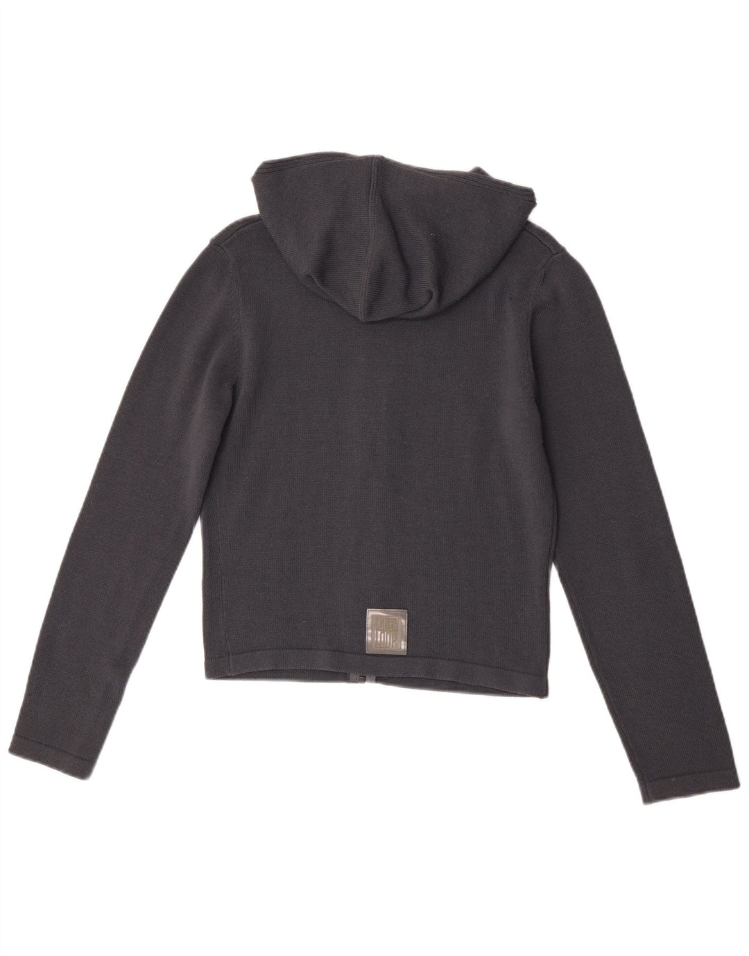 Killer Loop Damen-Strickjacke mit Kapuze, mittelgroß, Marineblau, Gr. 12