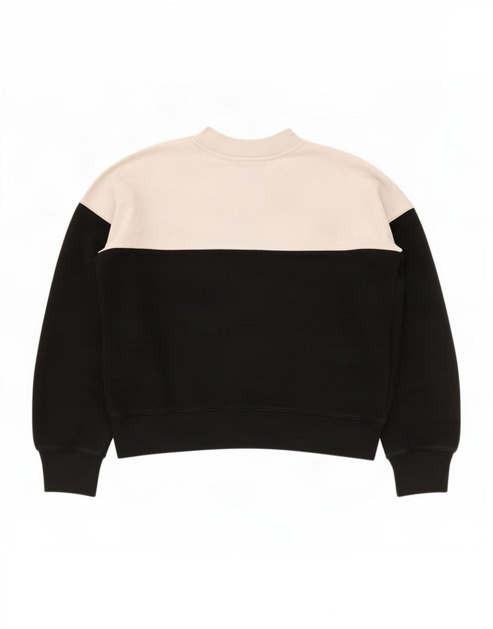 Champion Damen-Sweatshirt in Übergröße, Gr. 14, Mittelschwarz, Farbblock